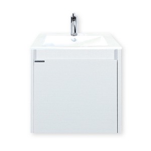 [하나바스] HB-401 화이트 욕실 벽걸이 일체형 하부장