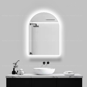 프레임 LED 간접 조명 거울 아치형 욕실 화장실 화장대 인테리어거울